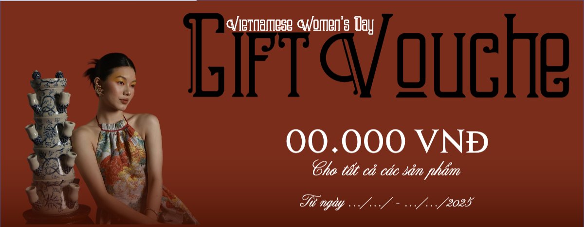 Mẫu Gift Voucher 20/10, Ngày phụ nữ Việt Nam, Vietnamese Women's Day, phụ nữ, sự kiện, event, mỹ phẩm, làm đẹp, beauty, hiện đại, modern — LayerPic
