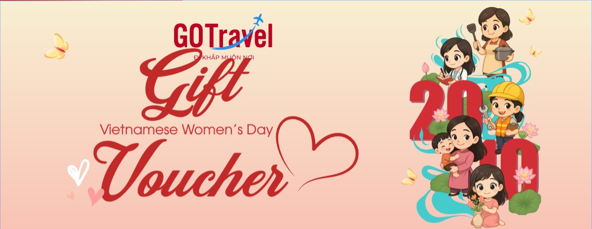 Mẫu Gift Voucher 20/10, Ngày phụ nữ Việt Nam, Vietnamese Women's Day, phụ nữ, sự kiện, event, dễ thương, cute, chibi, hoạt hình, cartoon — LayerPic