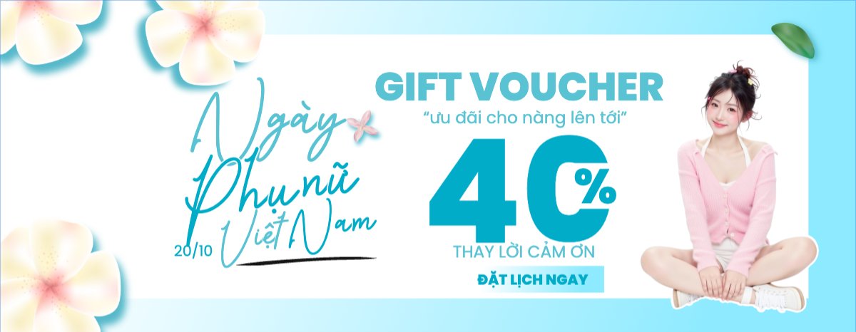 Mẫu Gift Voucher 20/10, Ngày phụ nữ Việt Nam, Vietnamese Women's Day, phụ nữ, sự kiện, event, mỹ phẩm, làm đẹp, beauty, hiện đại, modern — LayerPic