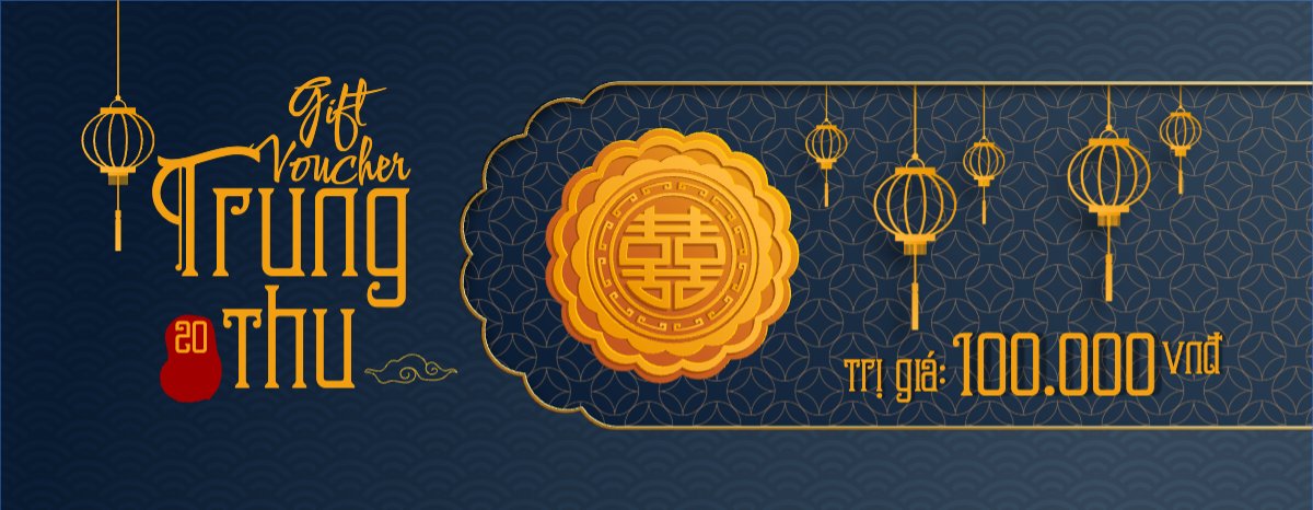 Mẫu Gift Voucher Trung thu, Tết Đoàn Viên, mid-autumn festival, sự kiện, ẩm thực, food, event, hiện đại, modern — LayerPic