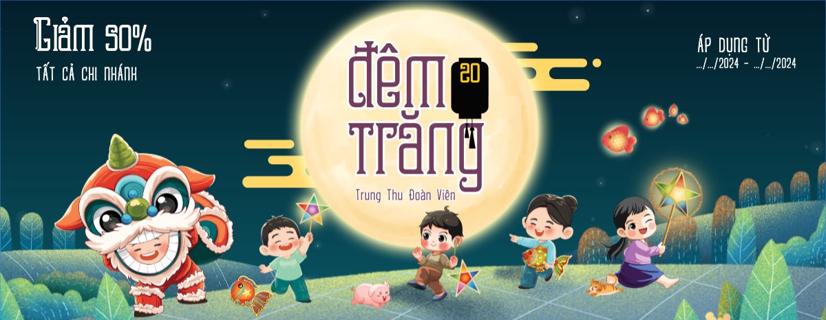 Mẫu Gift Voucher Trung thu, Tết Đoàn Viên, mid-autumn festival, sự kiện, ẩm thực, food, event, hiện đại, modern, cute, dễ thương, chibi — LayerPic