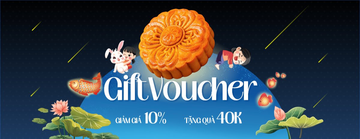 Mẫu Gift Voucher Trung thu, Tết Đoàn Viên, mid-autumn festival, sự kiện, ẩm thực, food, event, hiện đại, modern, cute, dễ thương, chibi — LayerPic