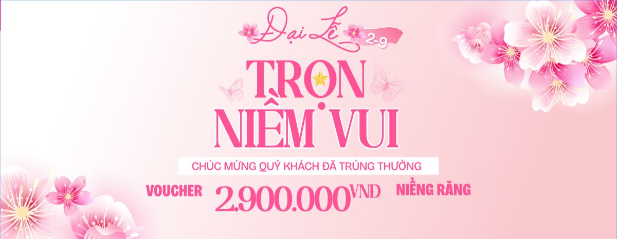 Mẫu Gift Voucher 2/9, Quốc Khánh, lễ hội, Việt Nam, làm đẹp, spa, beauty, thẩm mỹ, skincare, hiện đại, modern, hoa lá — LayerPic