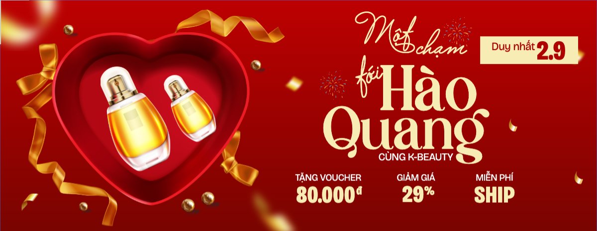 Mẫu Gift Voucher 2/9, Quốc Khánh, lễ hội, Việt Nam, làm đẹp, spa, beauty, thẩm mỹ, skincare, hiện đại, modern — LayerPic