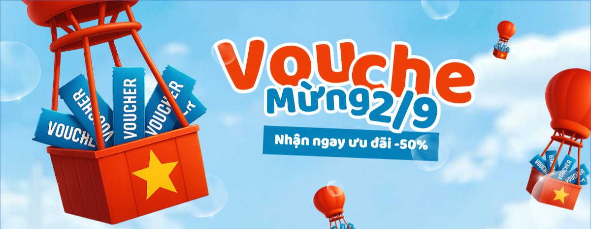 Mẫu Gift Voucher 2/9, Quốc Khánh, lễ hội, Việt Nam, giáo dục, education, school, trường học, dễ thương, cute, chibi, hoạt hình, cartoon — LayerPic