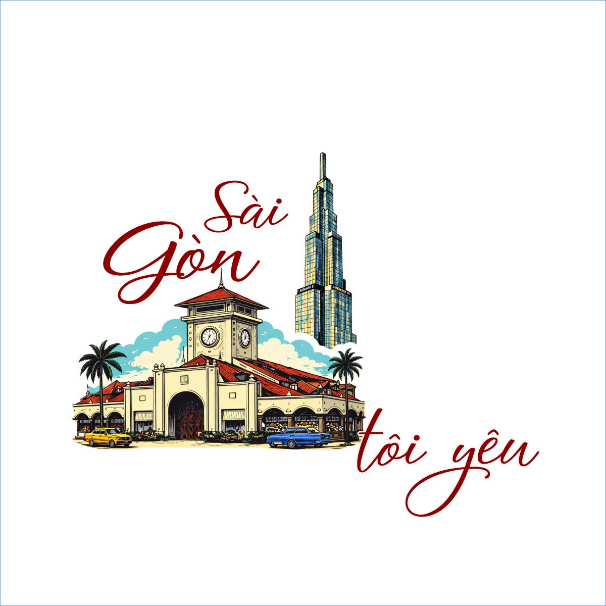 Mẫu Túi canvas Sài Gòn tôi yêu — LayerPic