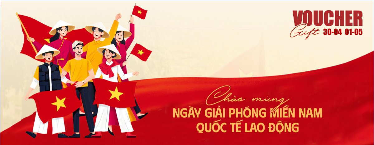 Mẫu Gift Voucher 30/4-1/5, lễ, Việt Nam, truyền thống, Vietnamese, sự kiện, event — LayerPic