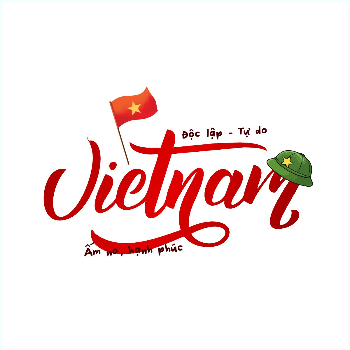Mẫu Túi canvas Việt Nam ấm no hạnh phúc — LayerPic