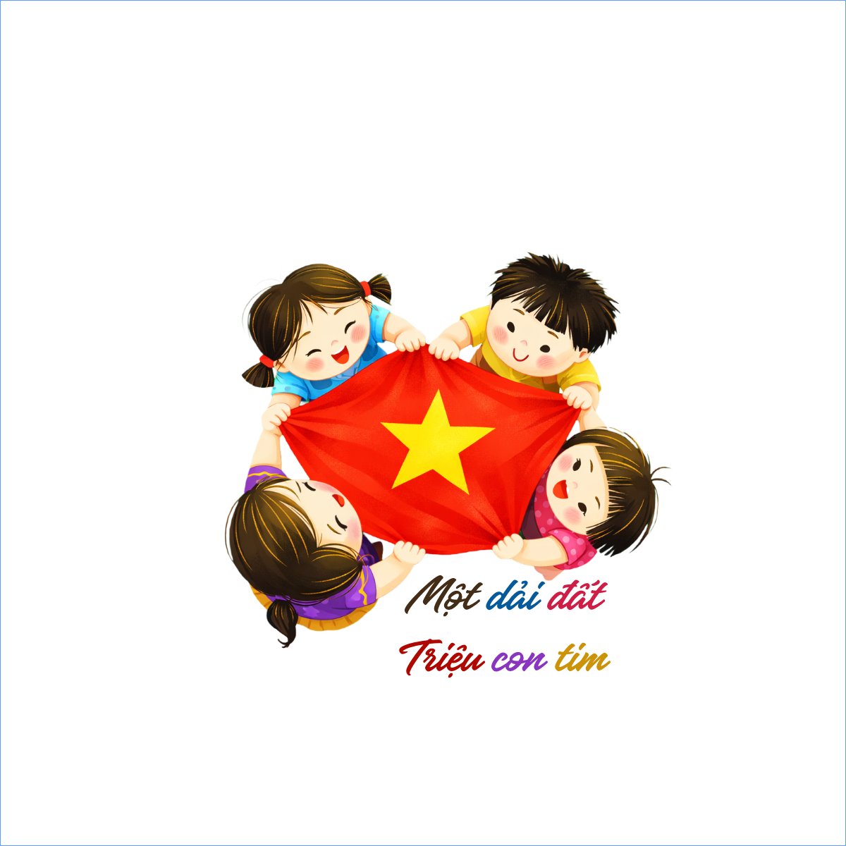 Mẫu Túi canvas Một dải đất, triệu con tim — LayerPic