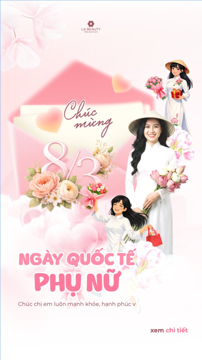 Chúc mừng ngày Quốc tế phụ nữ 8/3
