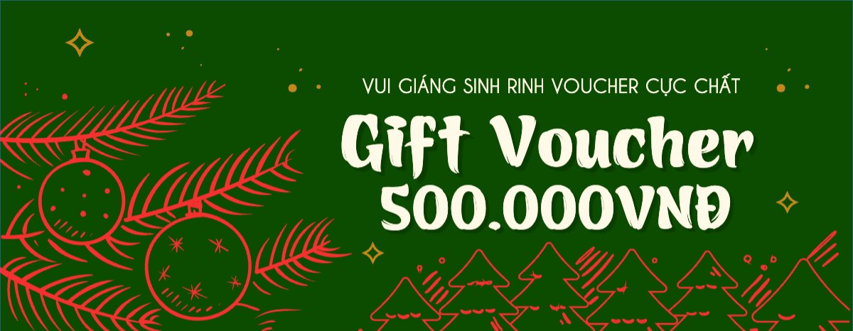 Mẫu Gift Voucher Giáng sinh, Christmas, Noel, 25/12, , sự kiện, event, chương trình, sale, giải trí, entertainment — LayerPic