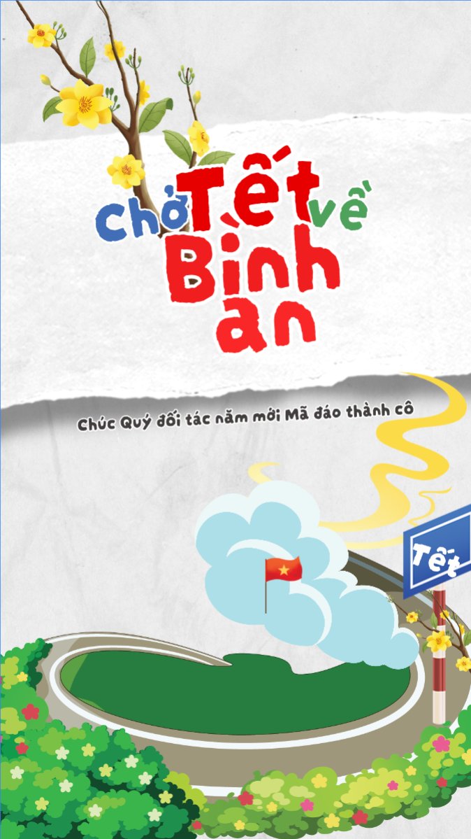 Mẫu Bài post MXH (9:16) Chở Tết về chở Bình an — LayerPic