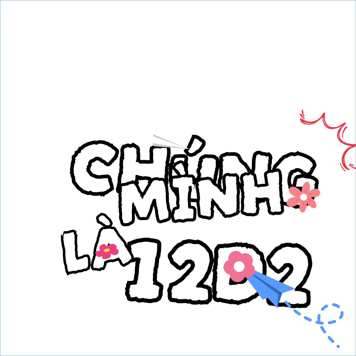 Mẫu Túi canvas Chúng mình là 12d2 — LayerPic