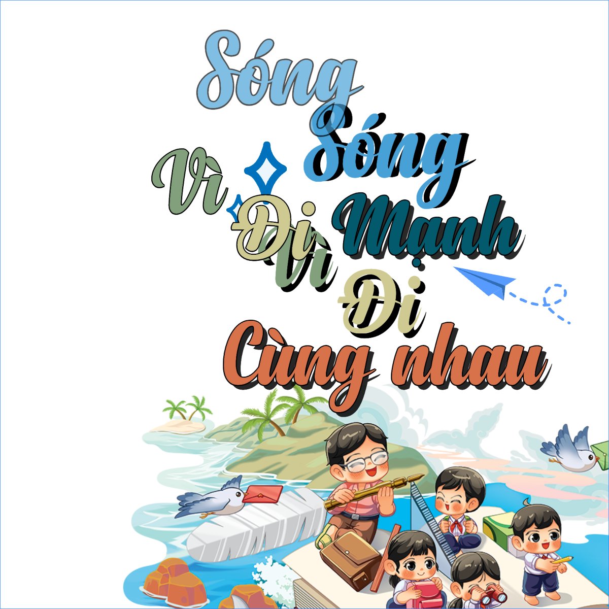 Sóng mạnh vì đi cùng nhau