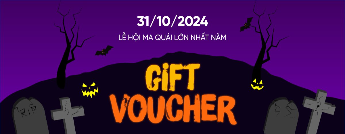 Mẫu Gift Voucher Halloween, đồ ăn, food, thực phẩm, ẩm thực, món ăn, F&B, nhà hàng, thức ăn — LayerPic