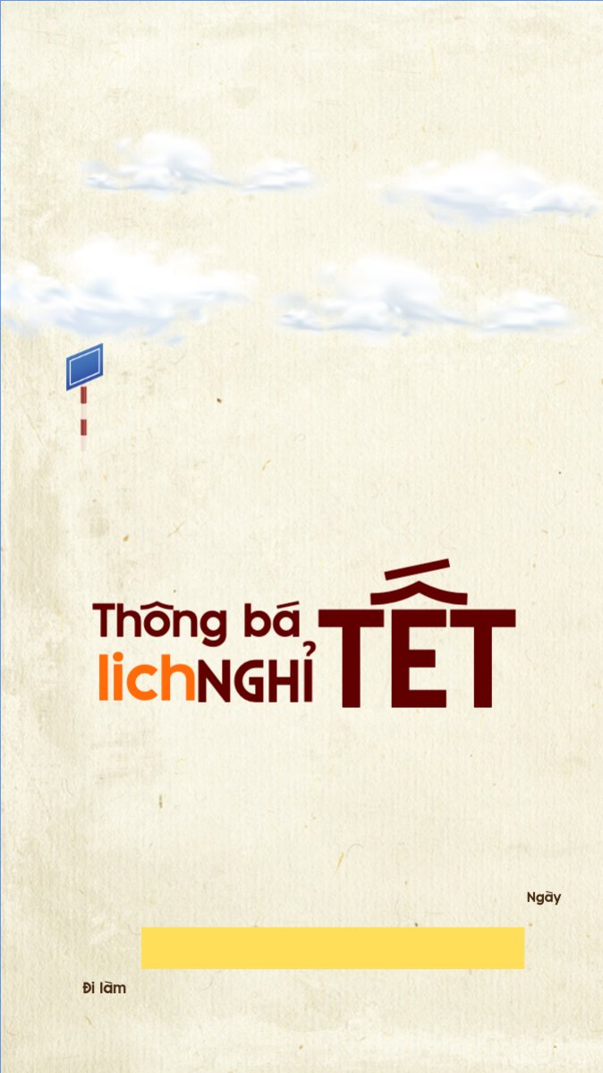 Mẫu Bài post MXH (9:16) Thông báo nghỉ tết Nguyên Đán — LayerPic