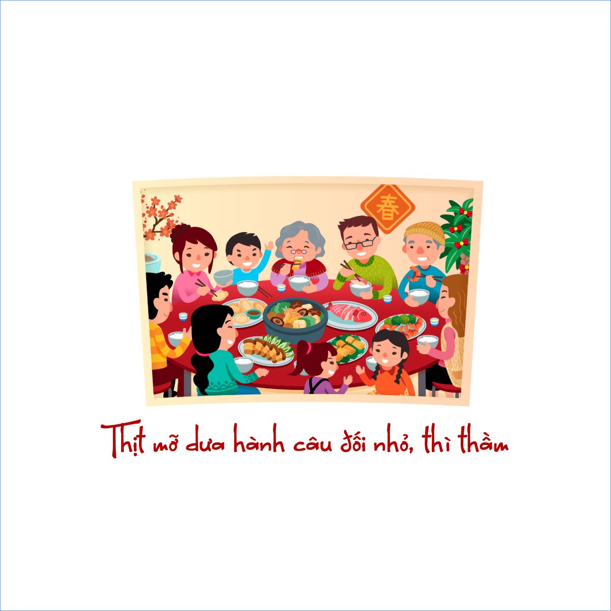 Mẫu Túi canvas Thịt mỡ dưa hành câu đối nhỏ — LayerPic
