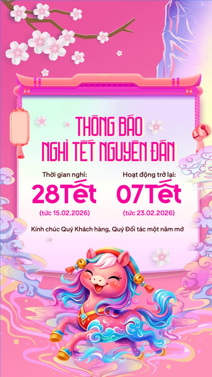 Thông báo nghỉ tết Nguyên Đán