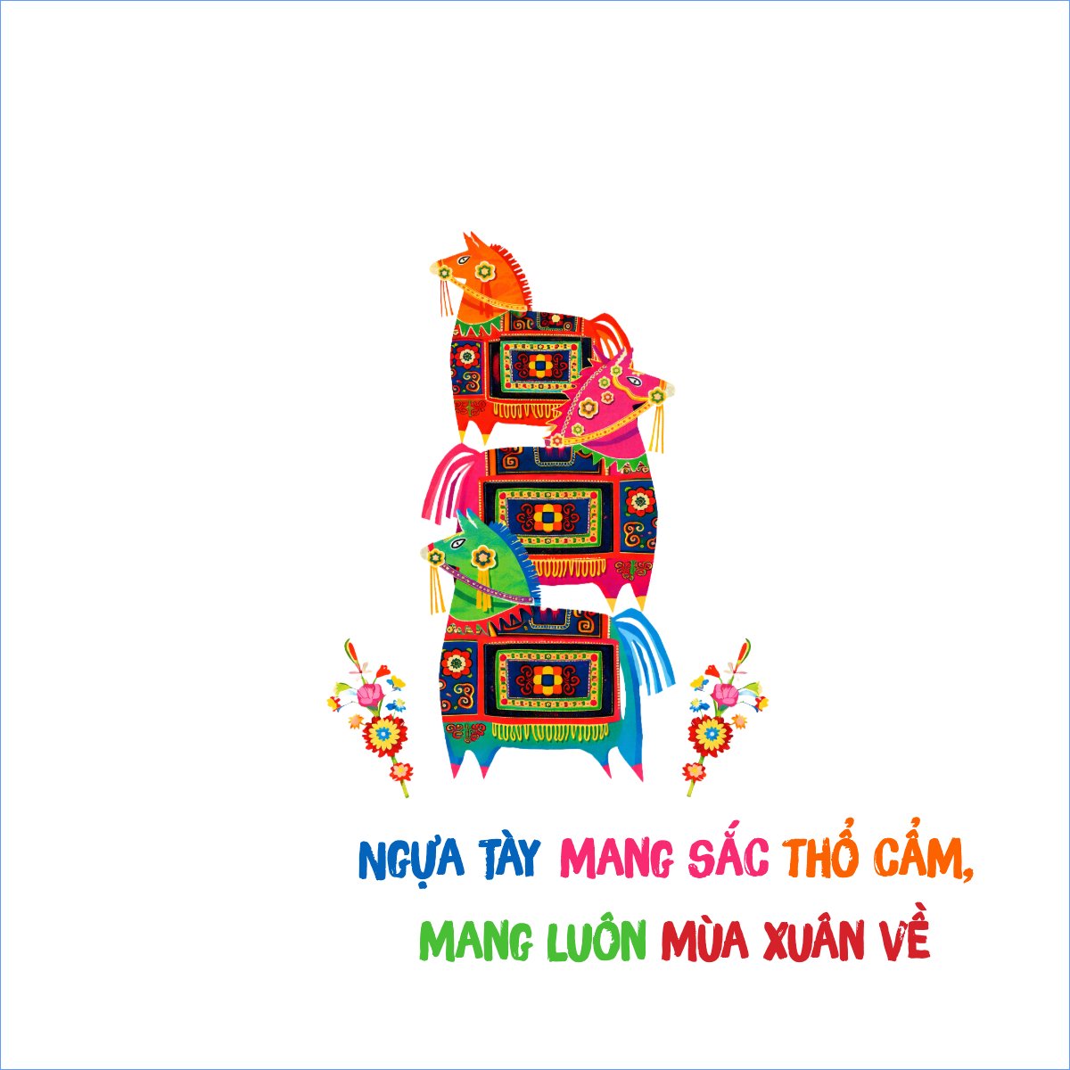 Mẫu Túi canvas Ngựa Tày mang sắc thổ cẩm — LayerPic