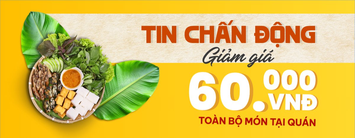 Mẫu Gift Voucher Đồ ăn, food, thực phẩm, ẩm thực, món ăn, F&B, thức ăn, bún đậu mắm tôm — LayerPic