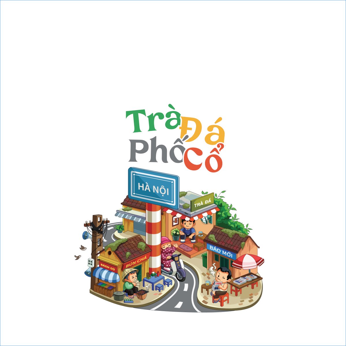 Mẫu Túi canvas Hà Nội, du lịch, travel, khám phá, hội nhóm, tập thể, team — LayerPic