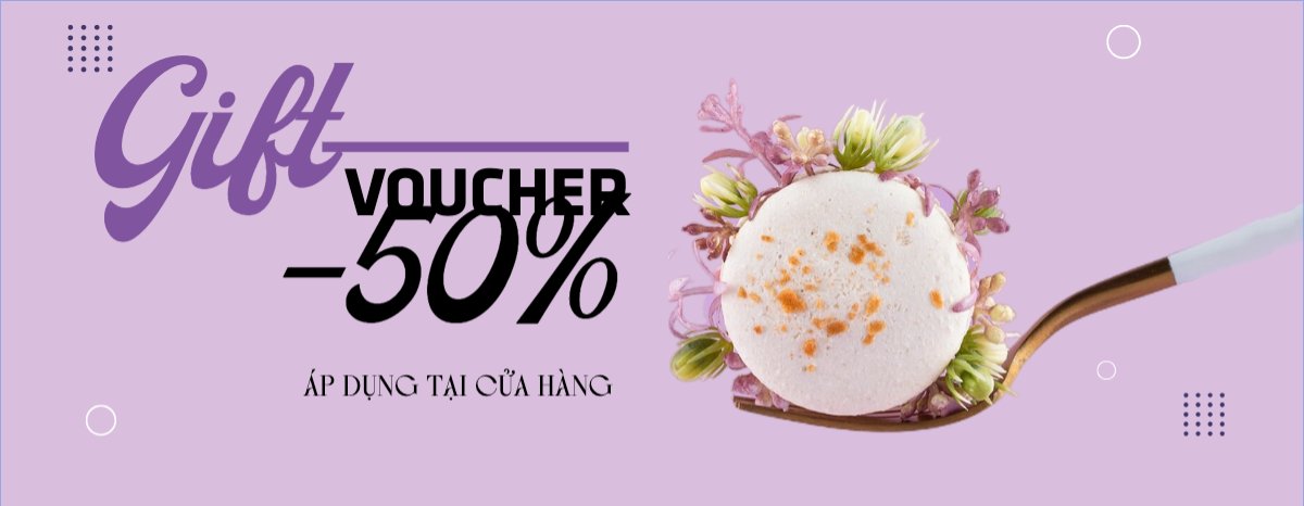 Mẫu Gift Voucher Đồ ăn, food, thực phẩm, ẩm thực, món ăn, F&B, nhà hàng, thức ăn, bánh ngọt, cake — LayerPic