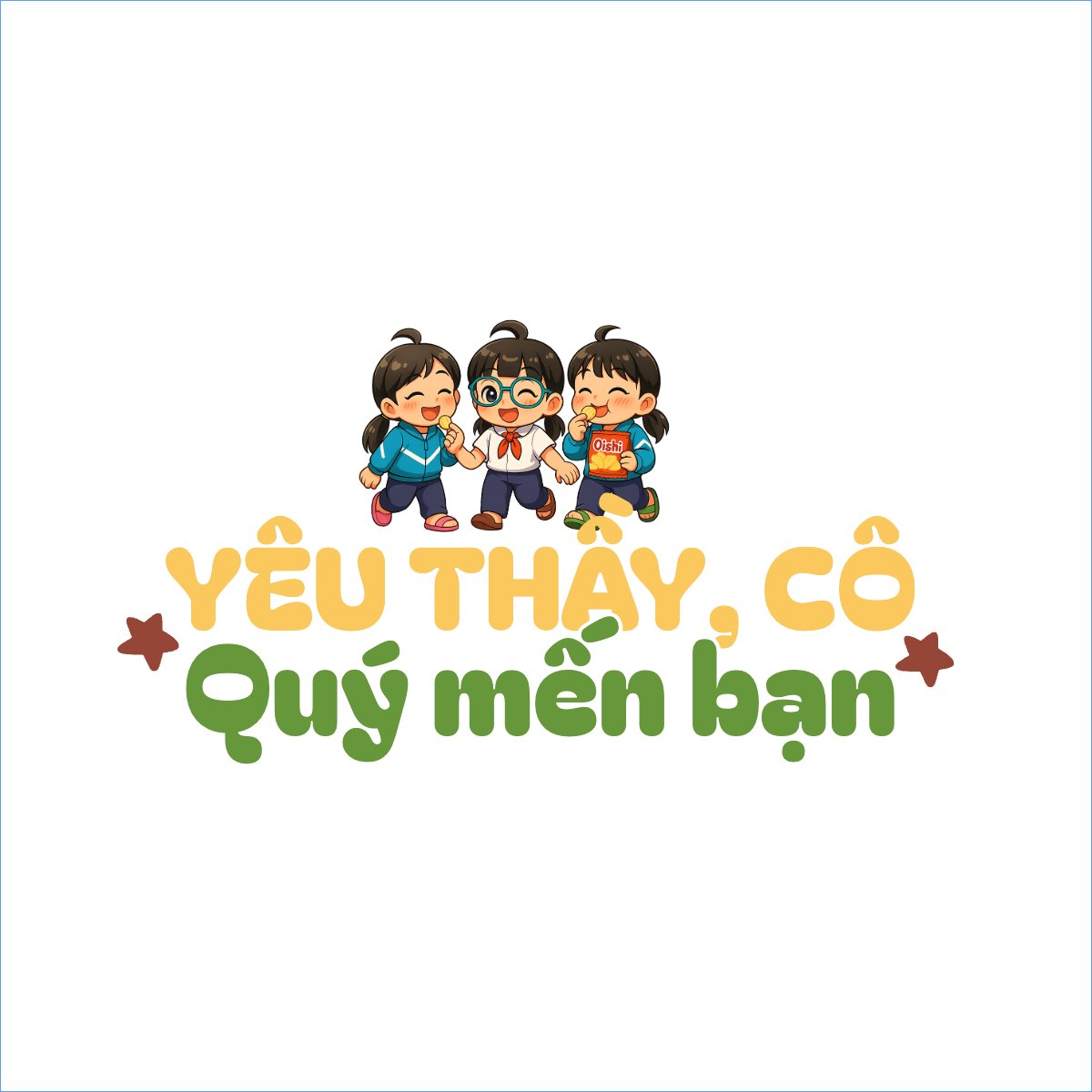 Mẫu Túi canvas Yêu thầy cô, quý mến bạn — LayerPic