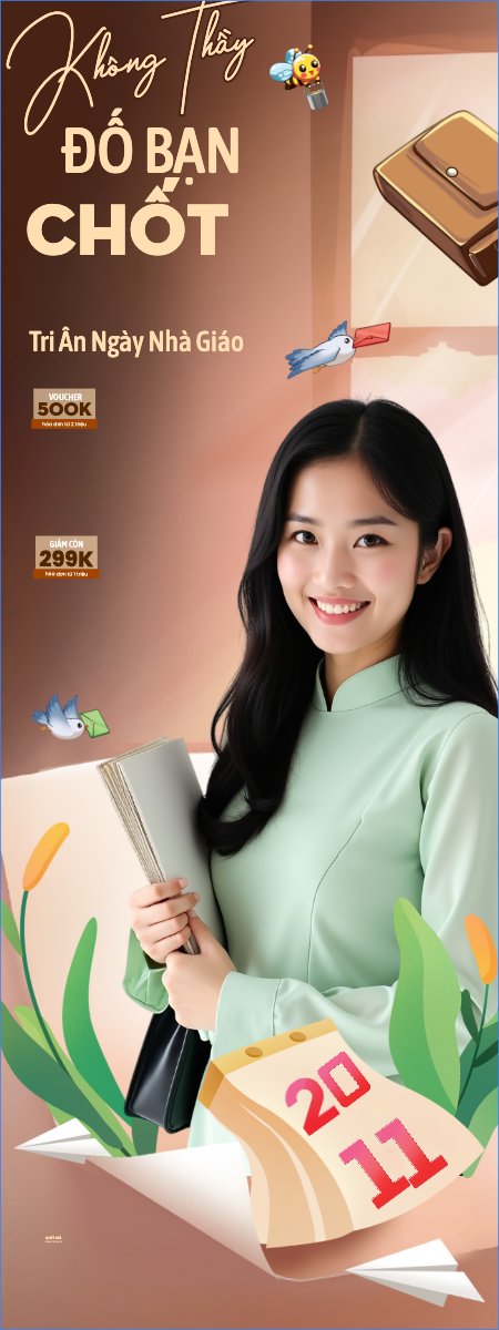 Mẫu Standee Không thầy đố bạn chốt deal — LayerPic
