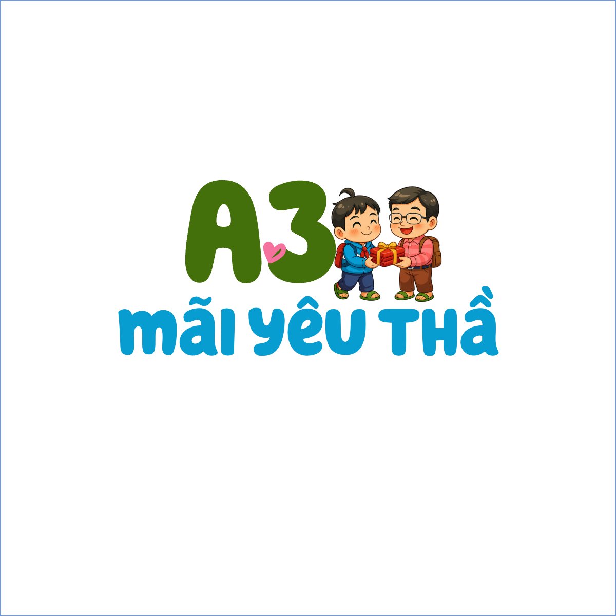 Mẫu Túi canvas A3 mãi yêu thầy Khoa — LayerPic