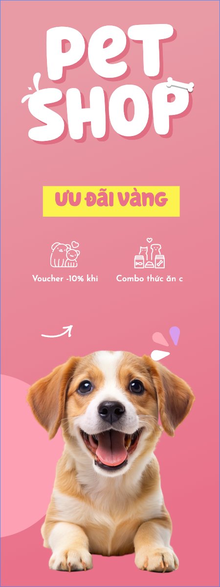 Mẫu Standee Pet, thú cưng, thú nuôi, động vật, animal, dog, chó — LayerPic
