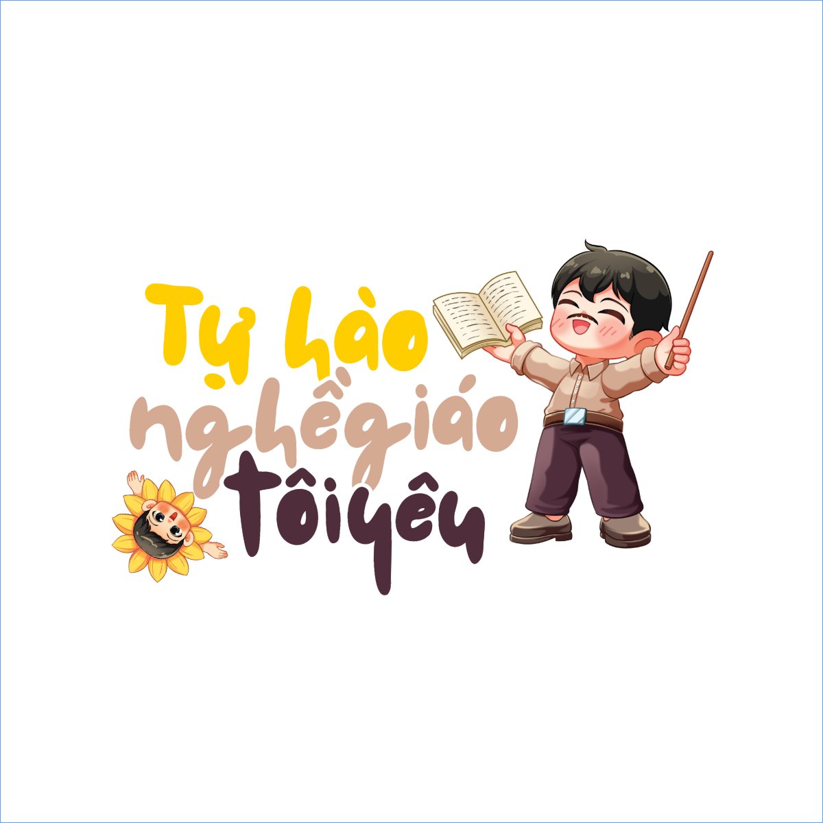 Mẫu Túi canvas Tự hào nghề giáo tôi yêu — LayerPic