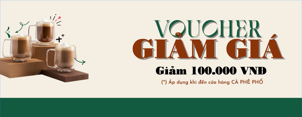 Mẫu Gift Voucher Nước uống, giải khát, F&B, drink, cà phê, coffee — LayerPic
