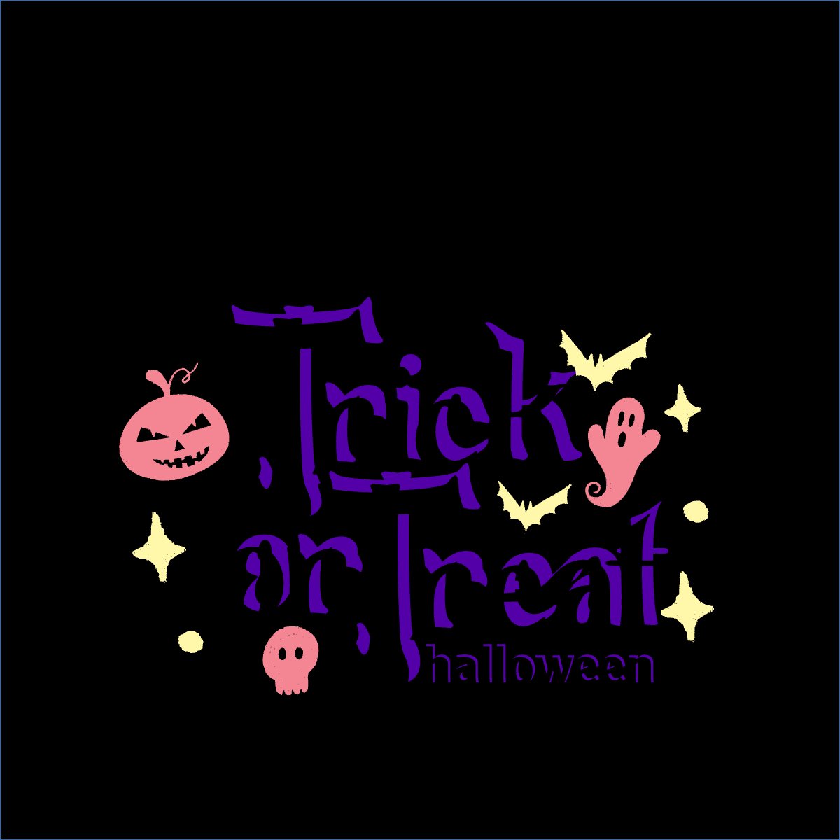 Mẫu Túi canvas Halloween, lễ hội ma quái, sự kiện, event, dễ thương, cute, chibi, hoạt hình, cartoon — LayerPic