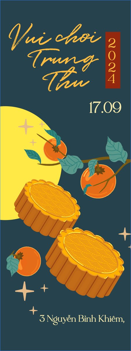 Mẫu Standee Sự kiện, event, chương trình, sale, giải trí, entertainment, mid-autumn festival, tết trung thu — LayerPic