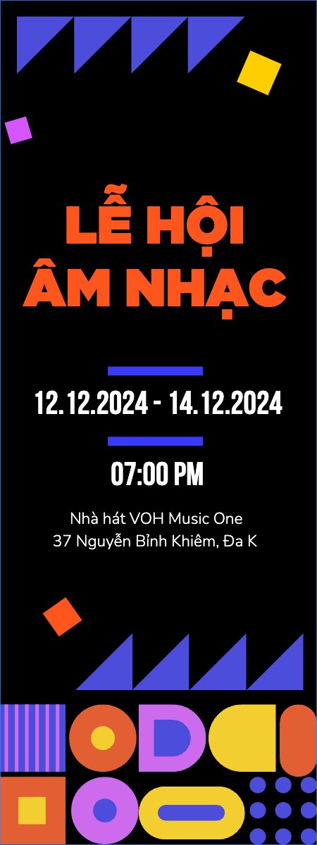 Mẫu Standee Sự kiện, event, chương trình, sale, giải trí, entertainment,âm nhạc, music — LayerPic