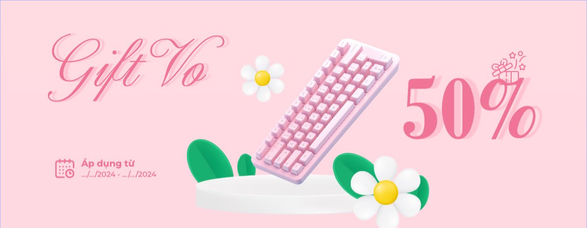 Mẫu Gift Voucher Công nghệ, technology, điện tử, electronic, bàn phím, keyboard — LayerPic