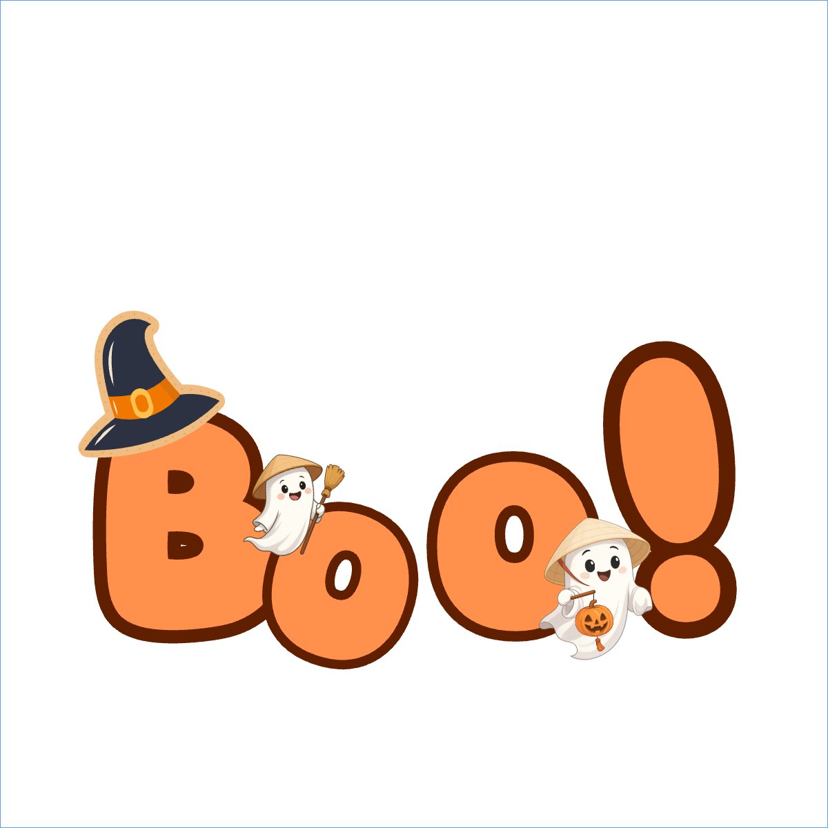 Mẫu Túi canvas Halloween, lễ hội ma quái, sự kiện, event, dễ thương, cute, chibi, hoạt hình, cartoon — LayerPic