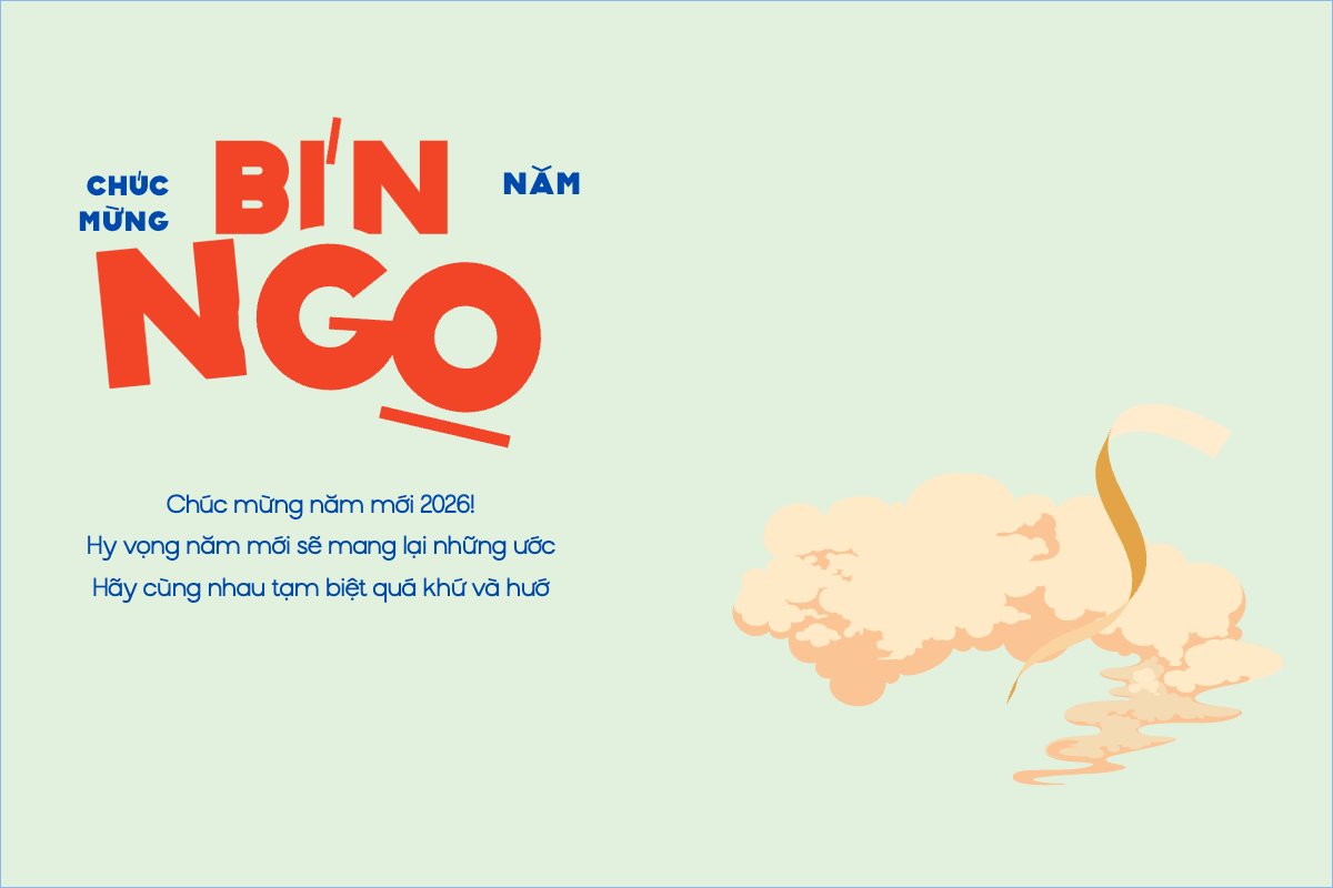 Mẫu Thank you card Chúc mừng năm mới — LayerPic