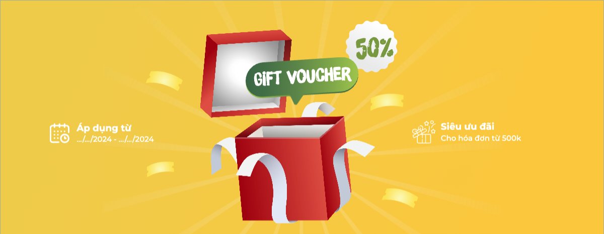 Mẫu Gift Voucher Công nghệ, technology, điện tử, electronic, thời trang — LayerPic