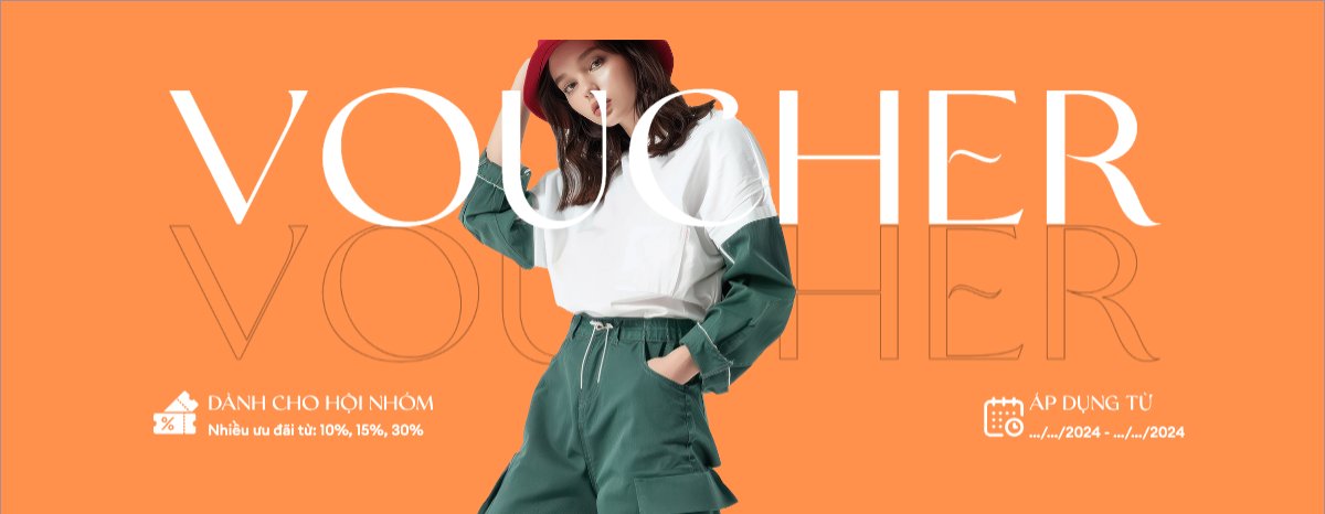 Mẫu Gift Voucher Fashion, thời trang, quần áo, trang phục, clothes, outfit — LayerPic