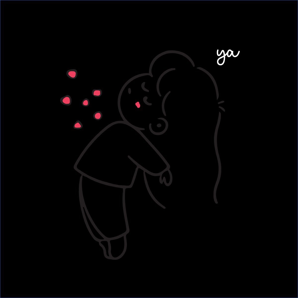 Mẫu Túi canvas Couple, cặp đôi, người yêu, lover, tình yêu, love, đơn giản, simple, cute, dễ thương — LayerPic