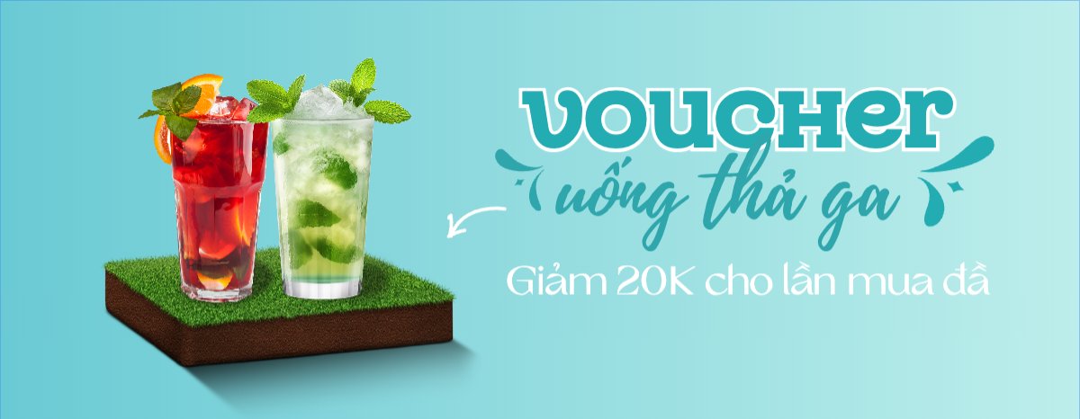 Mẫu Gift Voucher Nước uống, juice, giải khát, F&B, drink, sinh tố, trà sữa, smoothie, milk tea — LayerPic