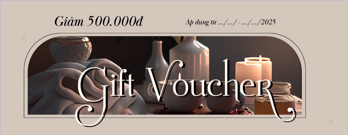 Mẫu Gift Voucher Spa, beauty, làm đẹp, thẩm mỹ — LayerPic