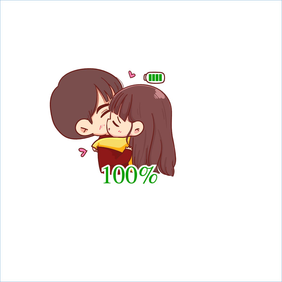 Mẫu Túi canvas Couple, cặp đôi, người yêu, lover, tình yêu, love, đơn giản, simple, cute, dễ thương — LayerPic