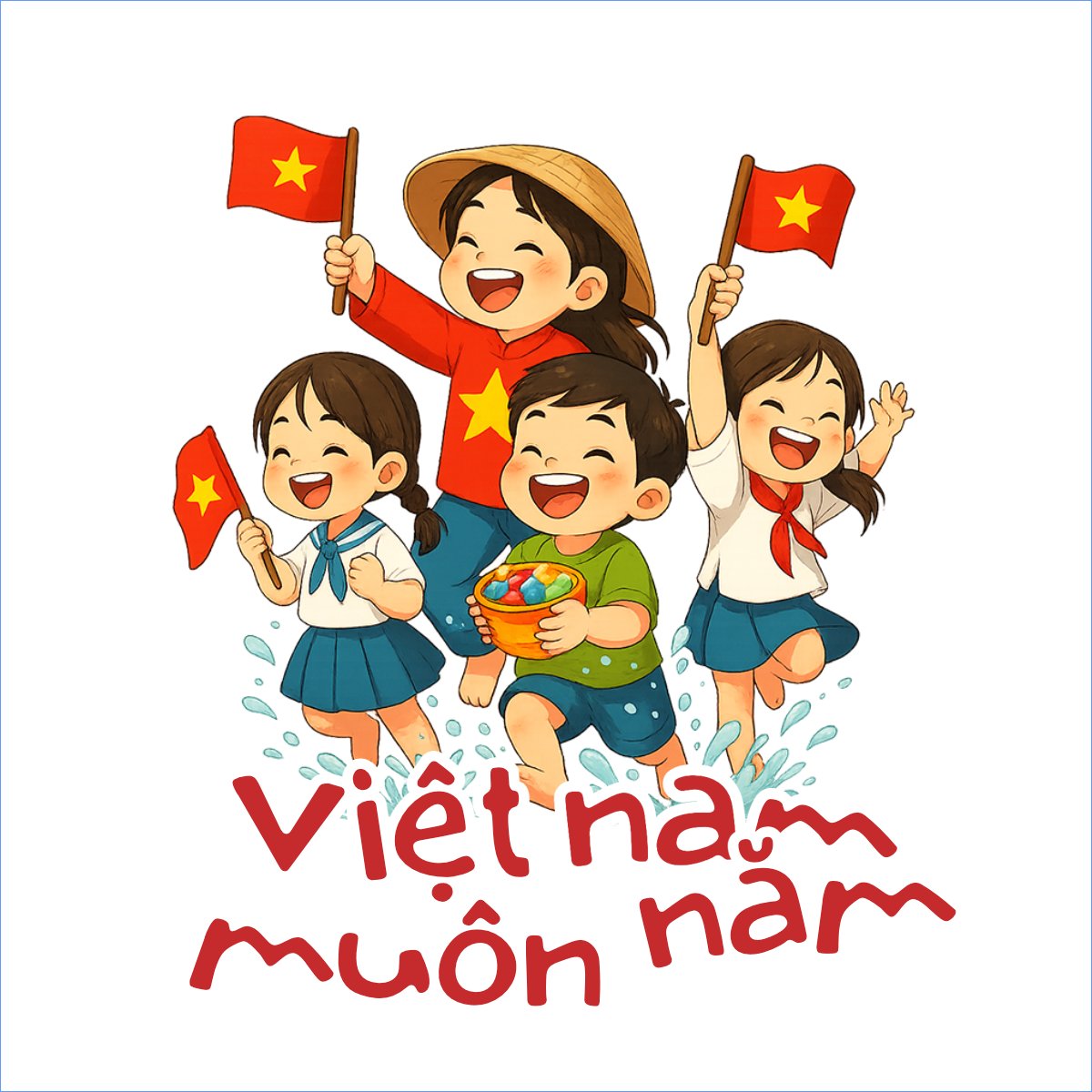 Mẫu Túi canvas 2/9, Quốc Khánh, lễ hội, Việt Nam, gia đình, family, sự kiện, event, dễ thương, cute — LayerPic