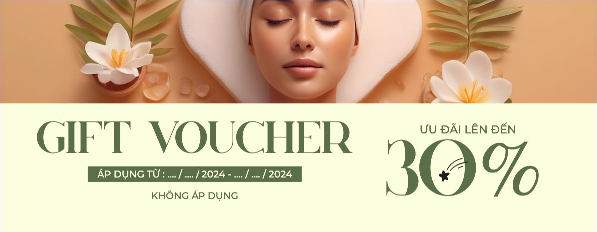 Mẫu Gift Voucher Spa, beauty, làm đẹp, thẩm mỹ — LayerPic