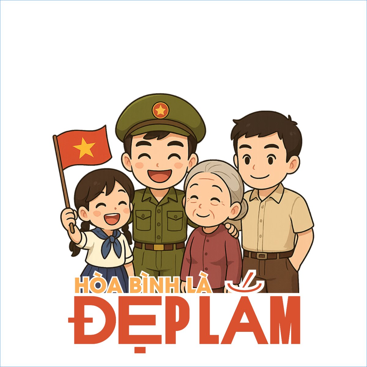 Mẫu Túi canvas 2/9, Quốc Khánh, lễ hội, Việt Nam, gia đình, family, sự kiện, event, dễ thương, cute — LayerPic