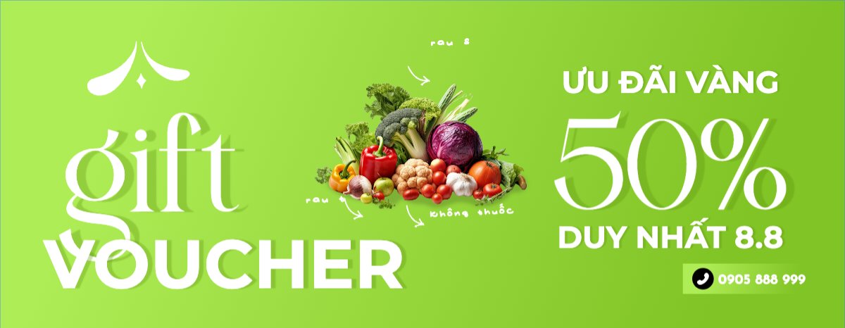 Mẫu Gift Voucher Nông sản, agricultural, farm, nông trại, rau, vegetable — LayerPic