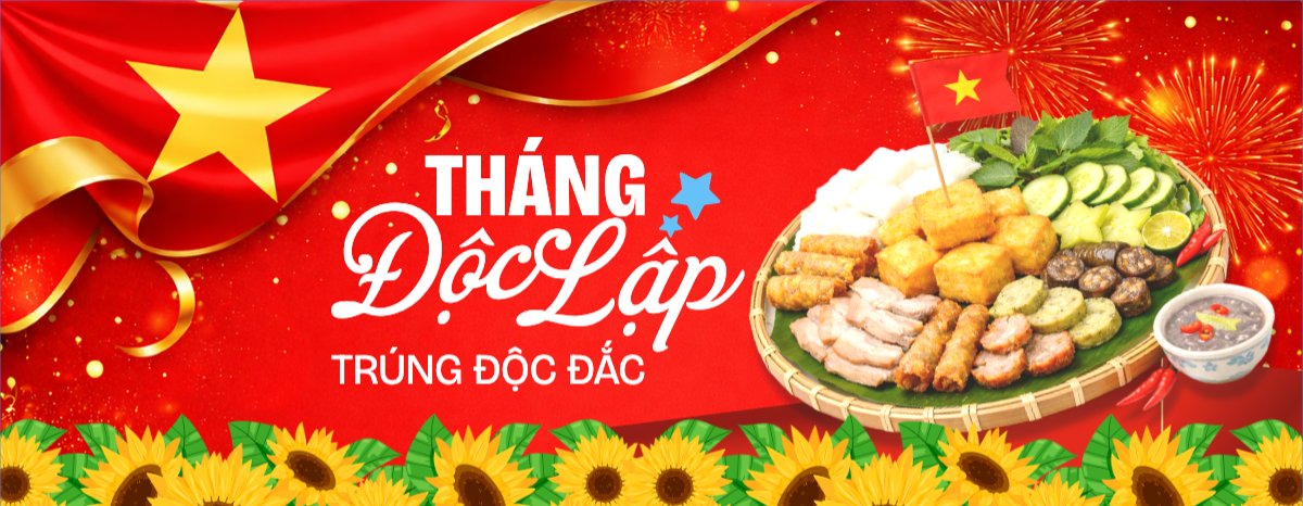 Mẫu Gift Voucher Tháng Độc Lập trúng độc đắc — LayerPic