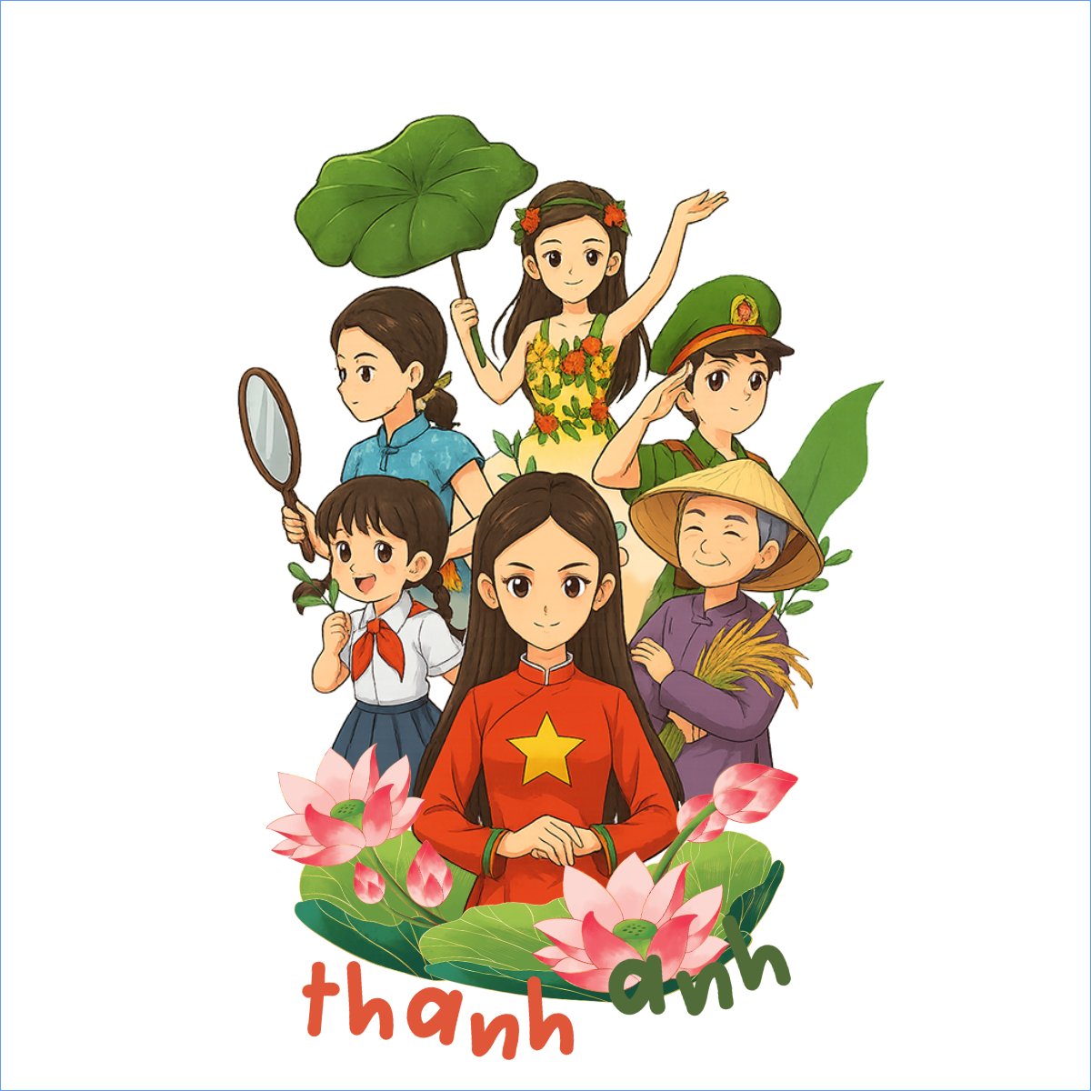 Mẫu Túi canvas 2/9, Quốc Khánh, lễ hội, Việt Nam, cá nhân, personal style, sự kiện, event, dễ thương, cute — LayerPic